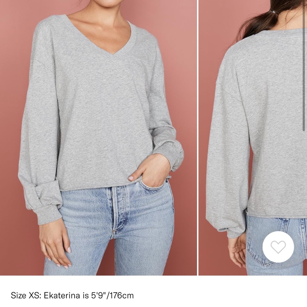 Nation LTD Willa Bishop sleeve cocoon pullover size Medium